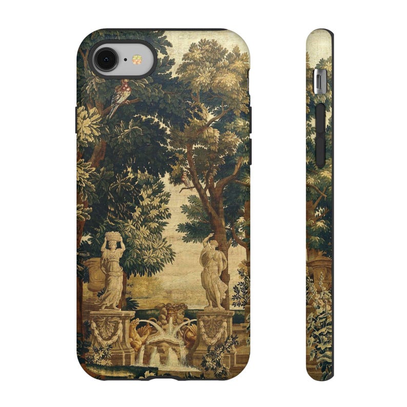 Funda para teléfono con tapiz francés: cubierta mate resistente a los impactos. imagen 11