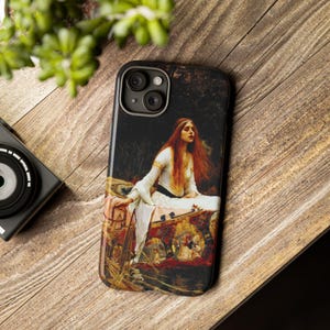 Funda para móvil Lady Of Shallot: compatible con iPhone, Samsung y Google Pixel.