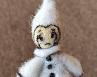 Pierrot clown art doll