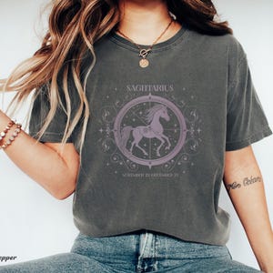 Sagittarius Shirt, Zodiac Shirt, Astrology Shirt, Sagittarius Tee, Comfort Colors, Sagittarius Symbol, Gift for Sagittarius, Horoscope Shirt