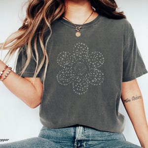 Celestial Shirt, Star Flower Shirt, Milky Way Shirt, Sun Moon, Constellation Tshirt, Moon Phase Astrology, Zodiac Shirt, Astrology Gift