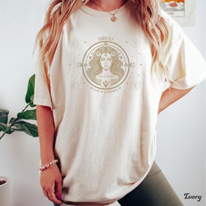 Virgo Shirt, Zodiac Shirt, Astrology Shirt, Virgo Birthday Shirt, Comfort Colors, Virgo Symbol, Gift for Virgo, Horoscope Virgo Shirt