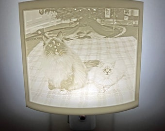 Photographie personnalisée Lithophane Night Light