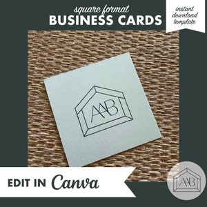 Modèle de carte de visite immobilière à TÉLÉCHARGEMENT IMMÉDIAT / carte de visite modifiable / marketing immobilier / modèles immobiliers