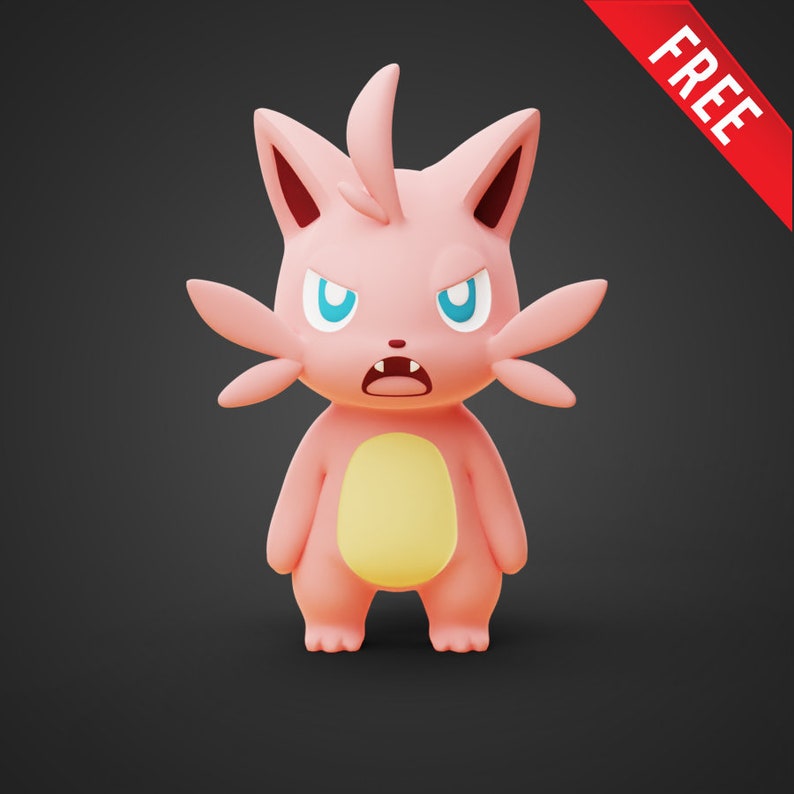 3D Printed Palworld Cattiva, Cattiva Poki Figure, Palworld Gift - Etsy