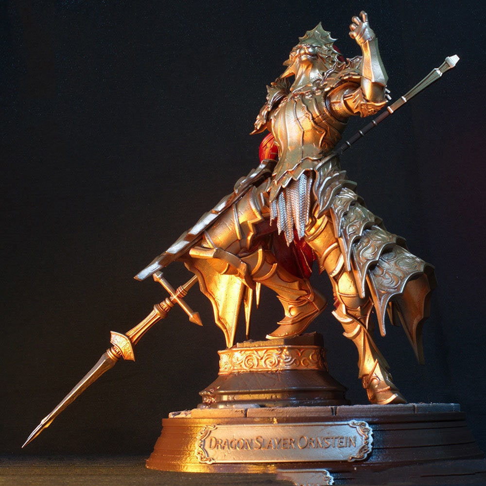Dragon Slayer Ornstein Statue, Dark Souls Figure, Collectible Figure