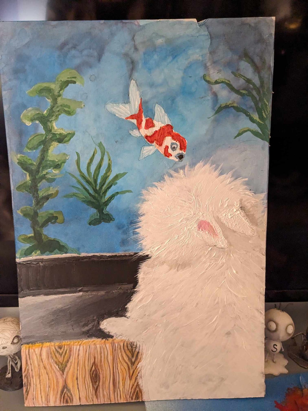 Lionhead Rabbit Painting - Art Print - Etsy