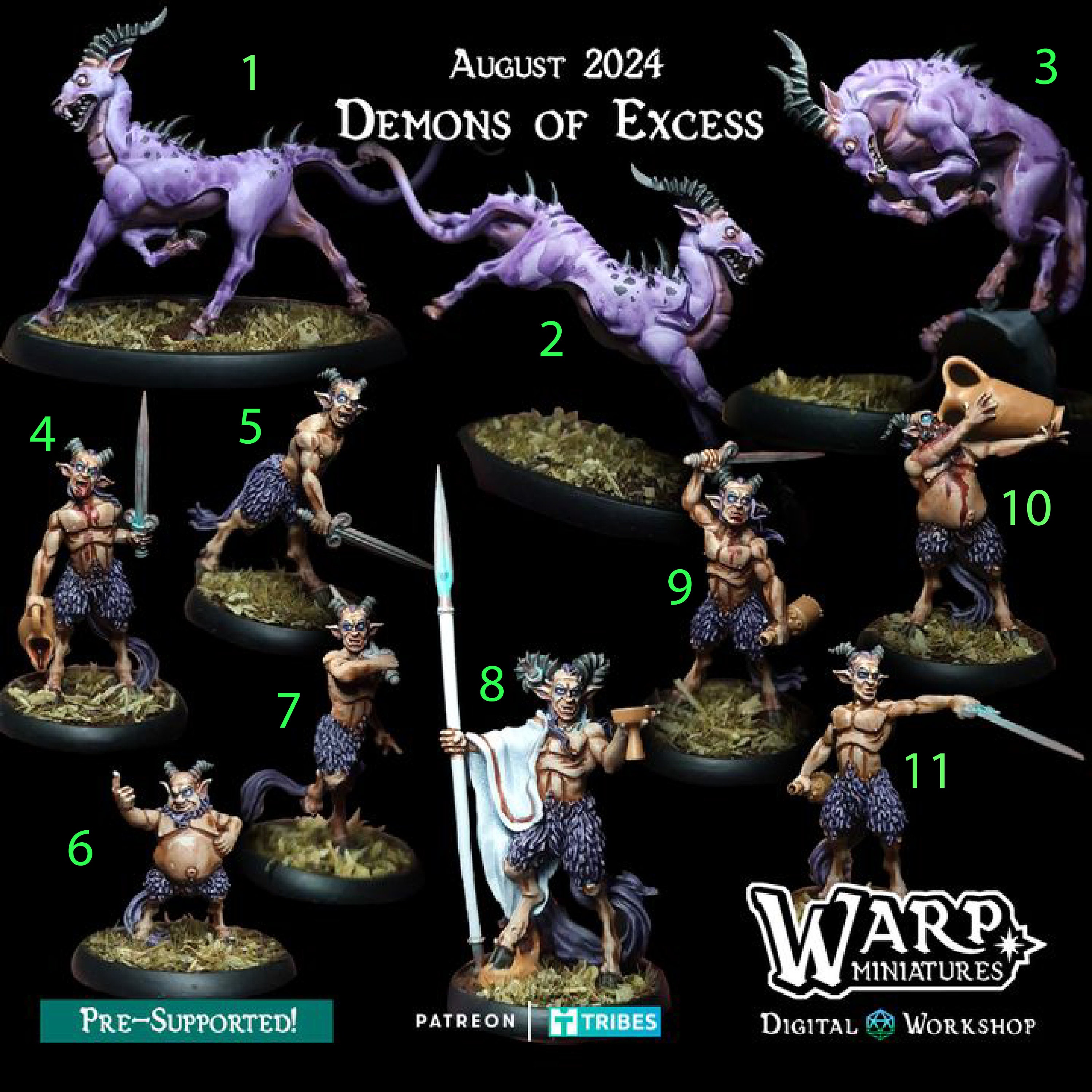 Miniature Bête Tentaculaire – Donjons & Dragons, Pathfinder – Toutes Tailles Dispo