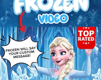Frozen Elsa Personalized Video | Custom Princess Message | Birthday Party Video | Party Invitation | Kids Entertainment | Birthday Gift Idea