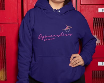 Gymnastics Mon: Stylish Hoodie for Gymnastics Moms - Perfect Sweatshirt for Gymnast Moms Living the Active Mom Life! Ideal Gift for Cool Mom