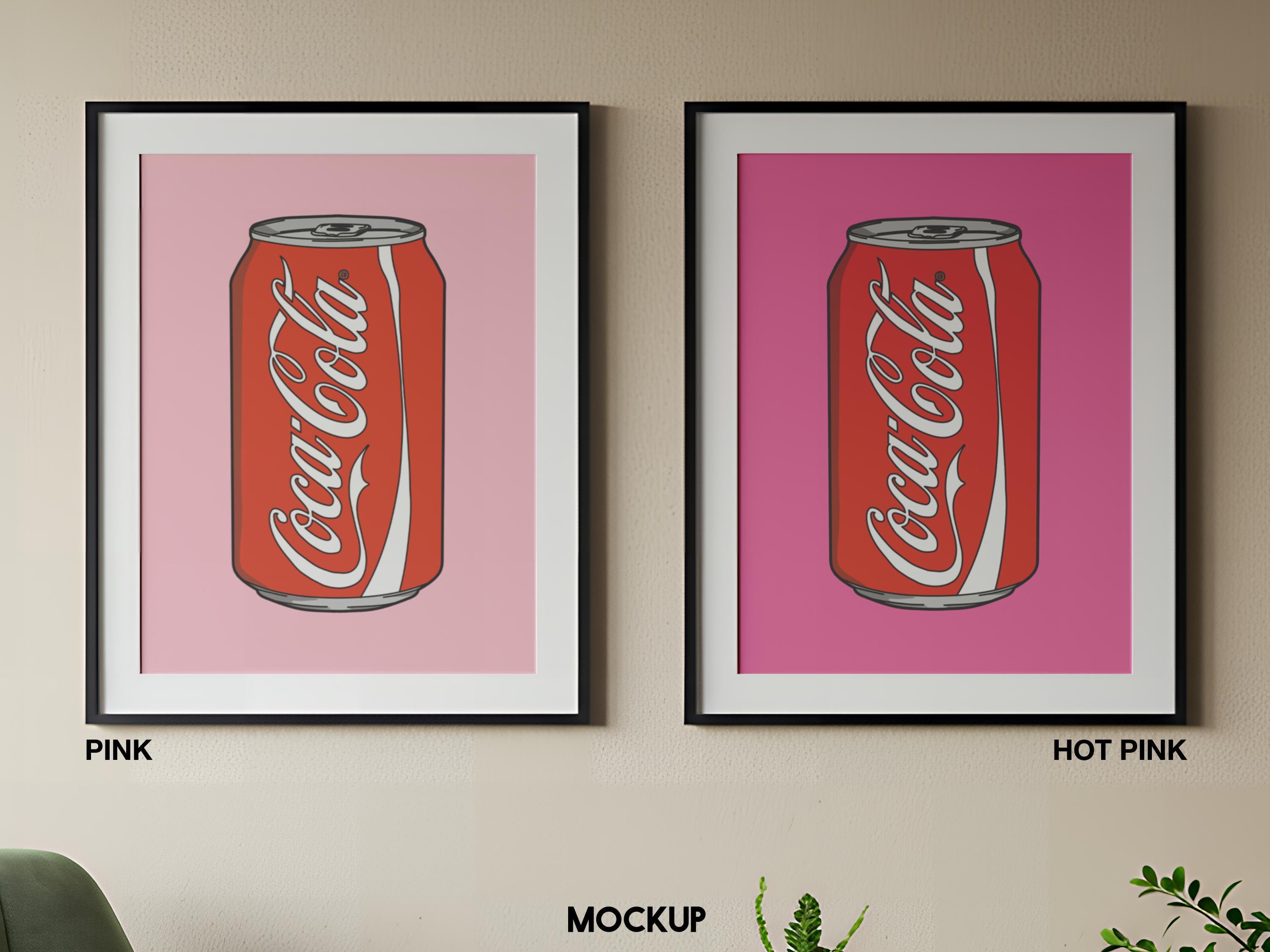 Coca Cola Can Print: Bright Kitchen Wall Art (200 Gsm A5/A4/A3/A2