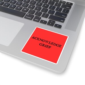 Pegatinas cuadradas para reconocer el duelo, regalo de duelo, regalo de condolencias, calcomanía de condolencias, calcomanía de recuerdo, calcomanías para recordar