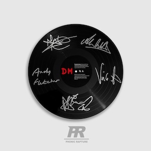 Depeche Mode Personal Jesus signierte LP Schallplatte signierte Schallplatte 12 "signierte Unterschrift Musikliebhaber Geschenke Erinnerungsstücke Fanwanddisplay