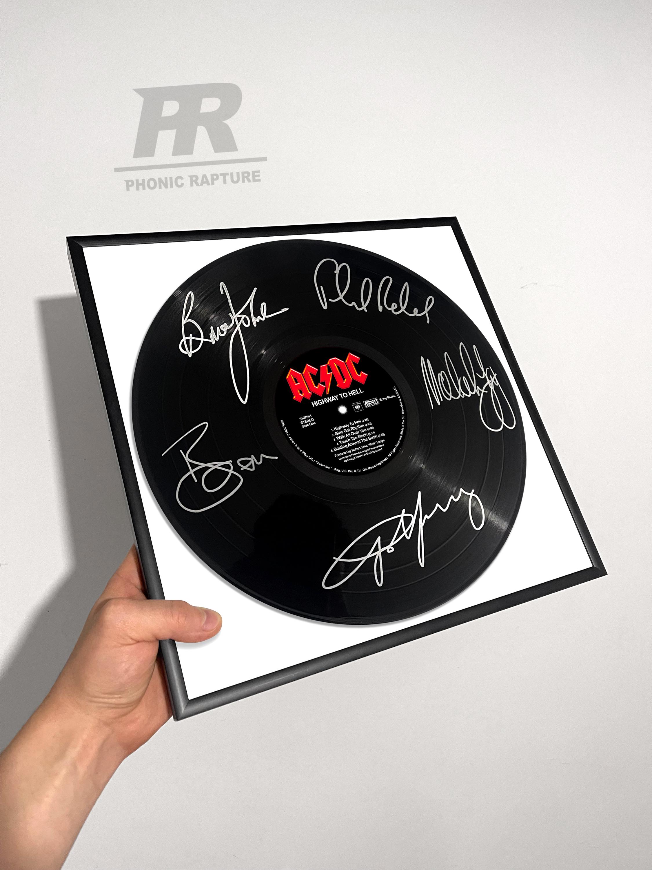 エーシー・ディーシー　AC/DC サイン入り　レコード Acdc Signed Vinyl - Etsy
