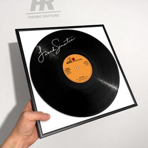 Framed Michael Jackson Billie Jean Signed LP Record Vinyl Record