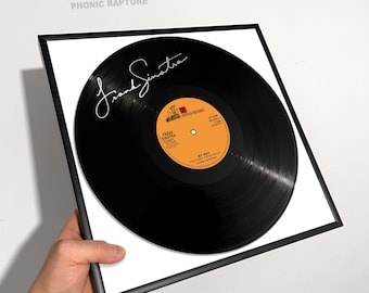 Framed Michael Jackson Billie Jean Signed LP Record Vinyl Record