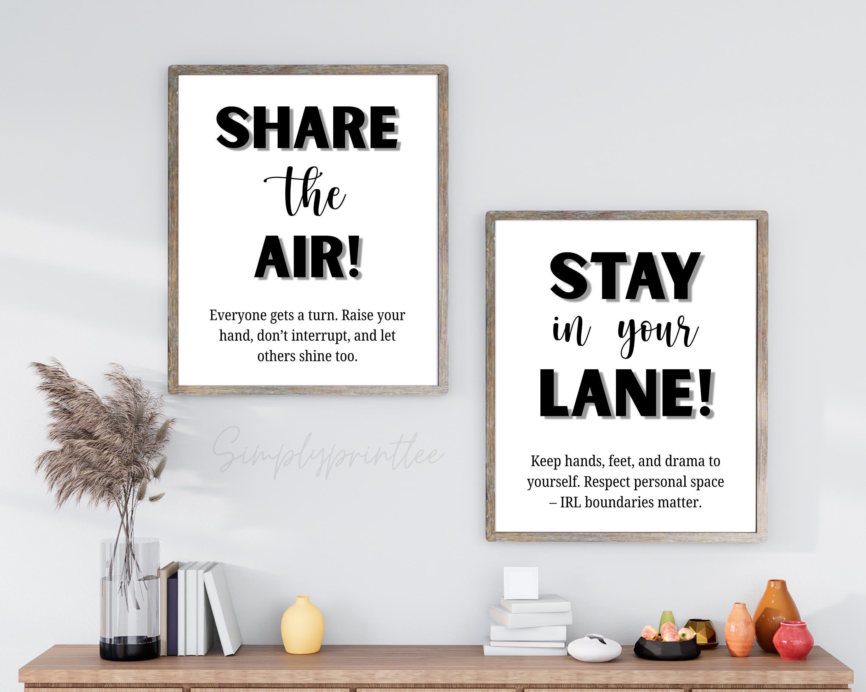 Gen Alpha Classroom Rules Poster Set | Middle School Slang - Etsy