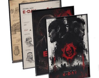 Gears of War E-Day Poster