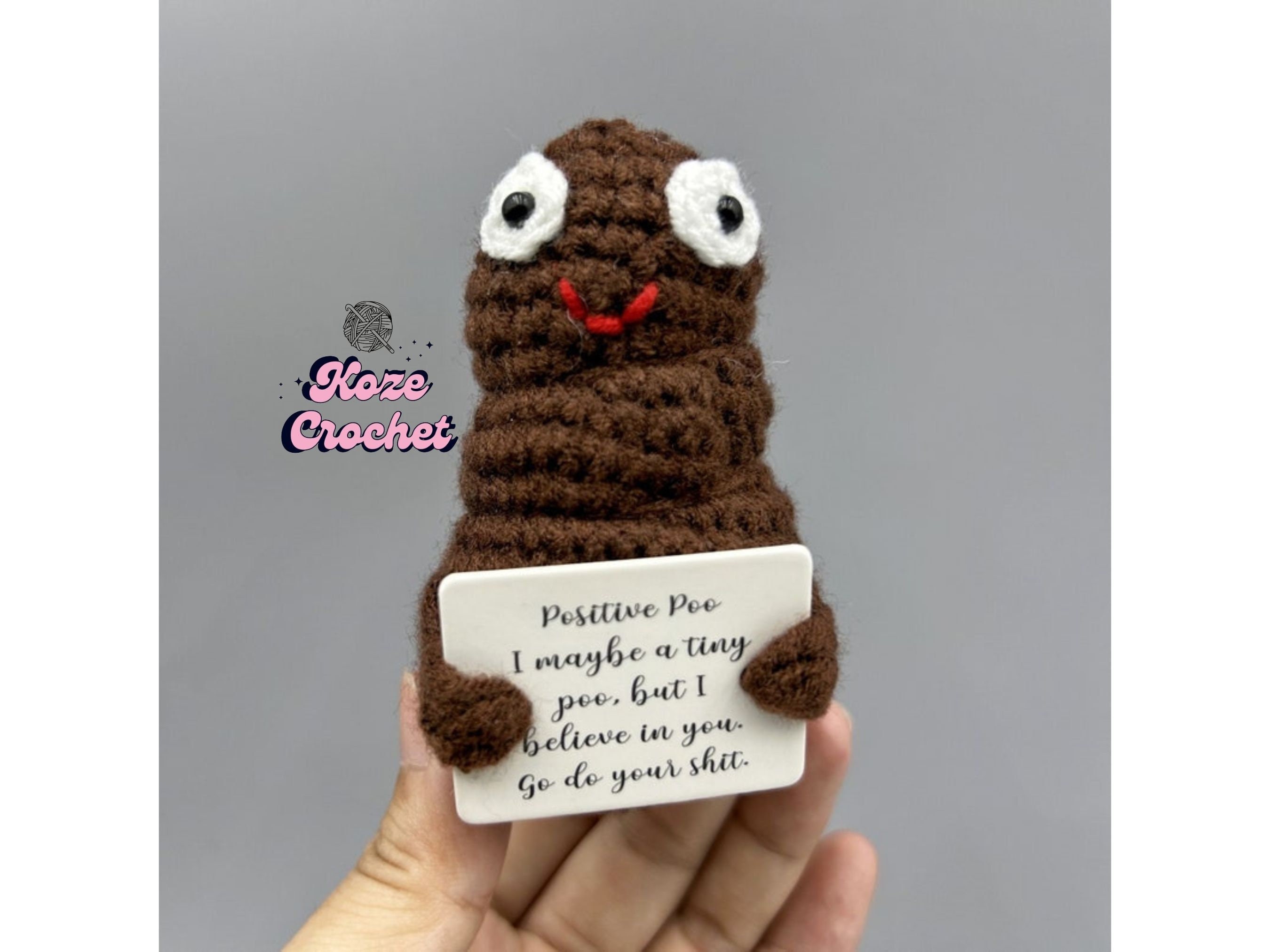 Emotional Support Poop With Positive Affirmation, Pick Me Up