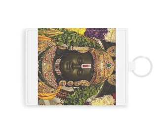 Ram Lalla, Shree Ram, Ayodhya Ram Saffiano Leather Card Holder