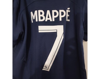 Youth sz 24 (small-med) Mbappe PSG jersey new.