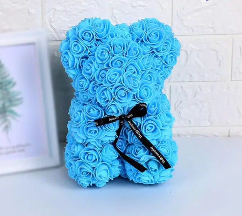 Rose Teddy Bear Valentines Day Gift - Etsy