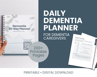 Dementia Daily Planner – Printable Caregiver Tool for Dementia and Alzheimer’s Care