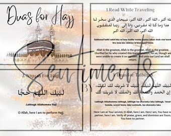 Cartes Hajj Dua PDF