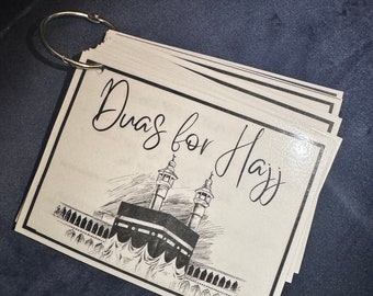 Tarjetas flash Hajj Dua - Hechas a pedido