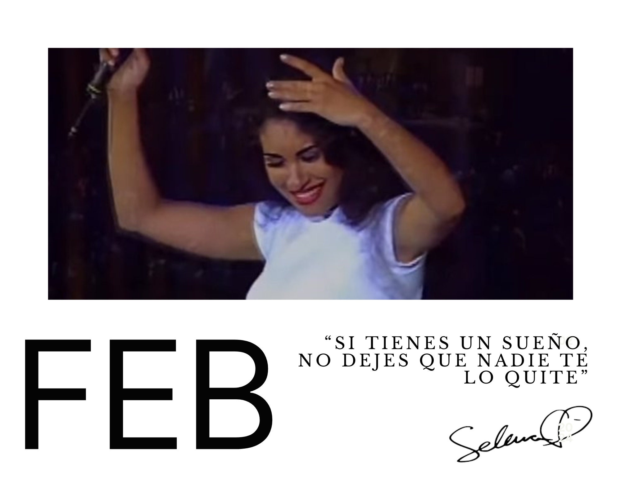 SELENA 2024 Inspirational Calendar Etsy