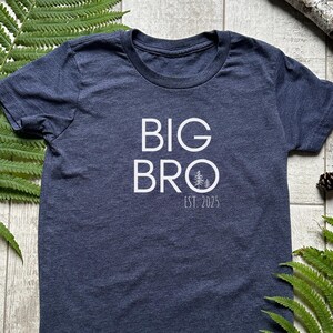 BIG BRO Est. 2025 t-shirt, big brother TShirt, Big Bro 2025, big brother announcement, new baby announcement shirt, big brother announcement