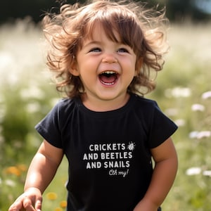 Bug T-Shirt Toddler Nature Inspired Camp Cottage Wear Bug lover Outdoor Tee child insect t-shirt entomology shirt Cottagecore Style Kids
