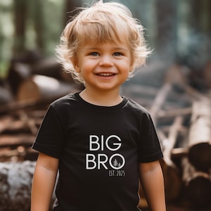 Big Bro Shirt Toddler Big Brother T-Shirt Baby Announcement tshirt Big Brother 2025 Big Bro announcement Soon to be big brother gift idea