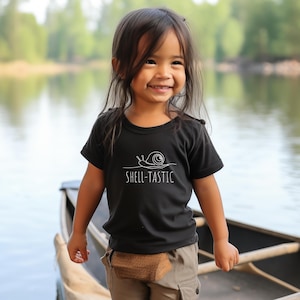 Snail T-Shirt, toddler snail t-shirt Cottagecore tshirt funny kids camp and cottage t-shirt goblincore t-shirt, shell-tastic, cute snail tee