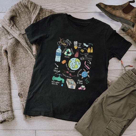 Save the Planet Kids T-shirt Environmental Shirt for Kids STEM