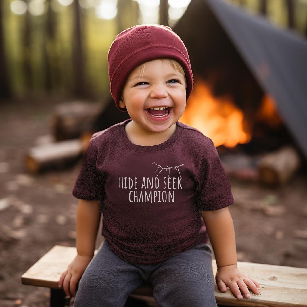 Toddler Graphic T-shirt, Hide and Seek Champion, Stick Insect