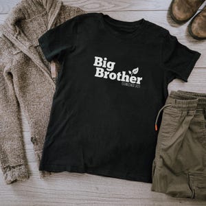 Big Brother T-shirt, big bro TShirt, big brother announcement, sibling graphic tee, new baby announcement, Big brother gift new brother 2025