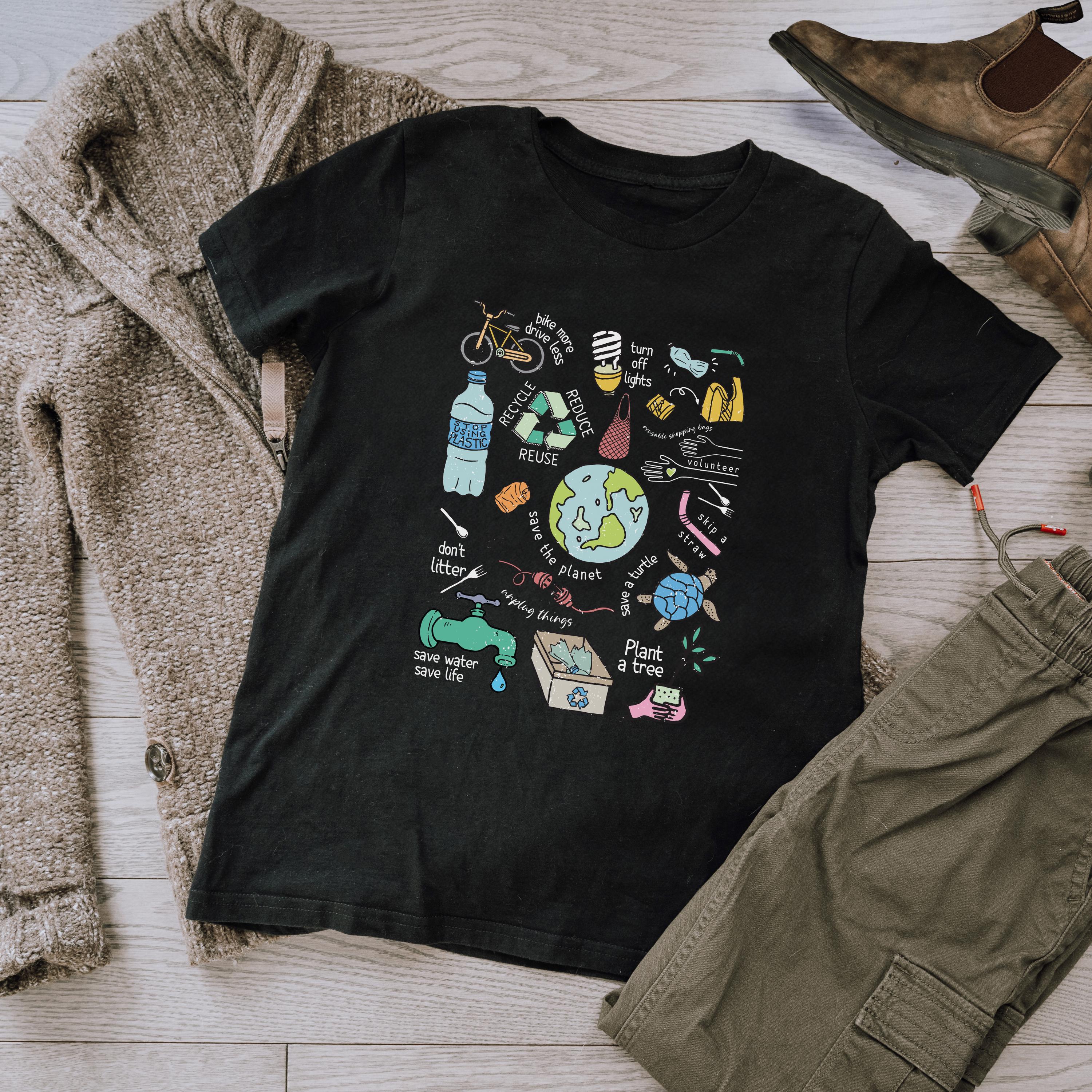 Save the Planet Kids T-shirt Environmental Shirt for Kids STEM