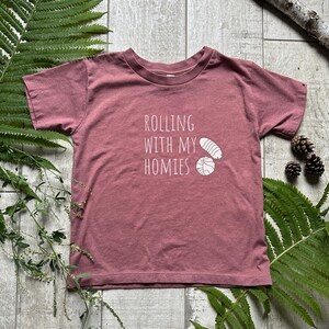Bug T-shirt toddler gift, Rolling With my Homies, bug shirt, insect tee for kids, Kids summer shirt, entomologist shirt, STEM kids gift