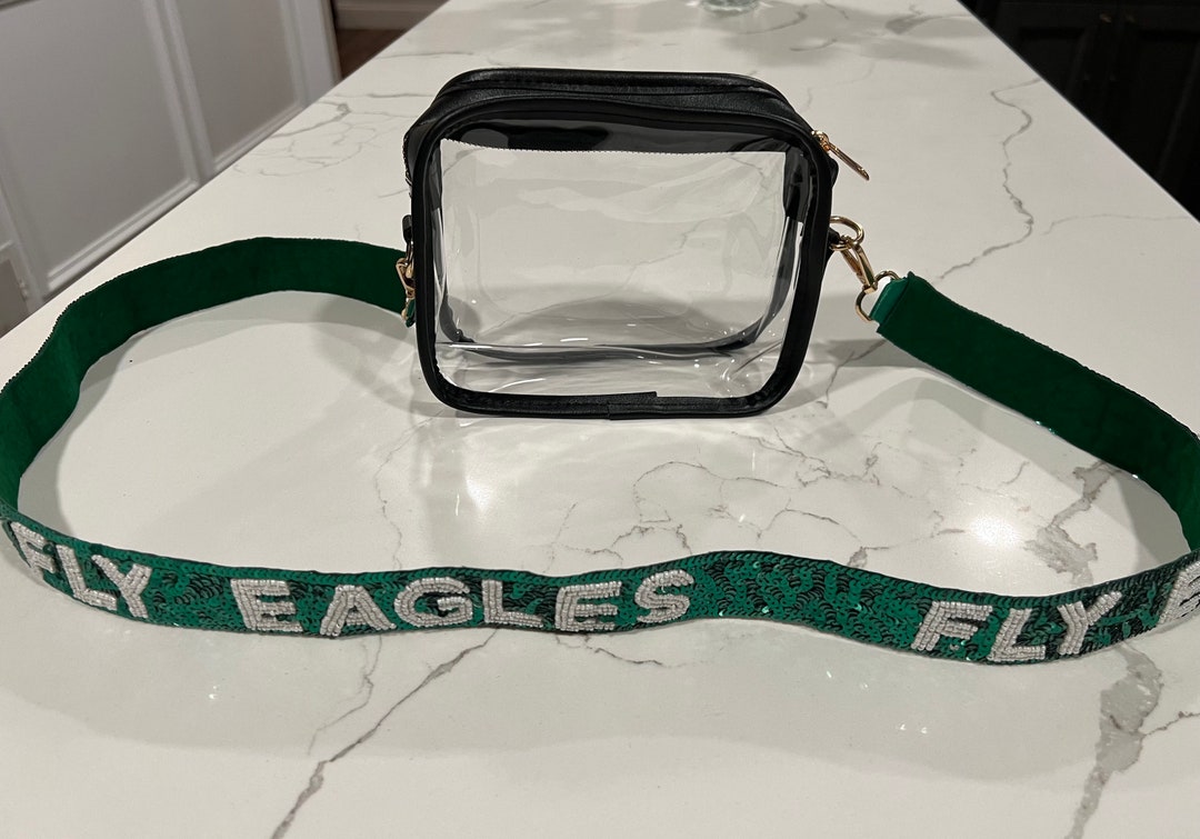 Eagles Stadium Approved Bag Football Clear Bag NFL Bag Bling Eagles Bag