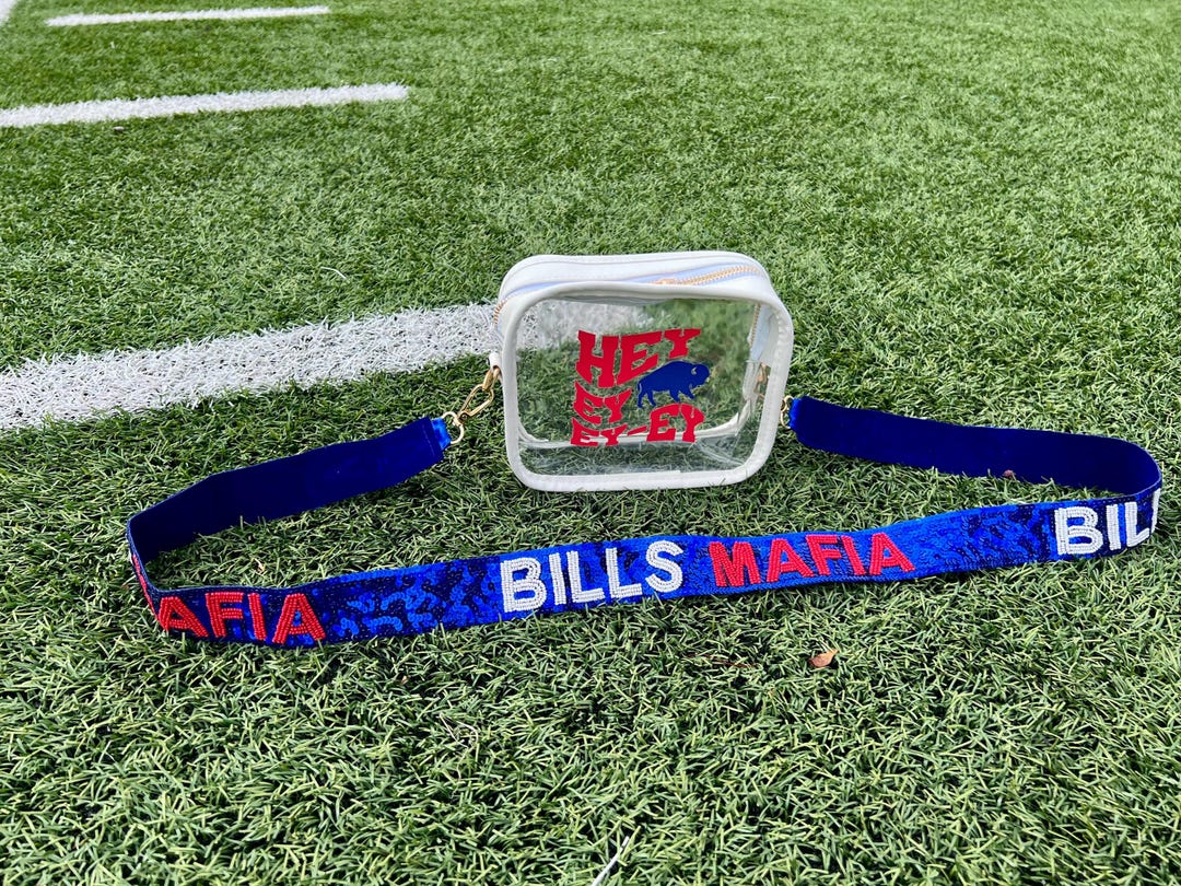 Buffalo Bills Stadium-approved Clear Crossbody Bag - NFL Football