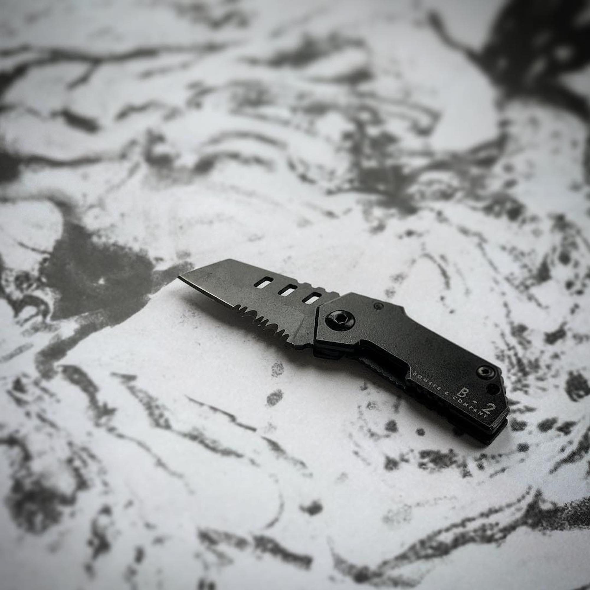 B2 Nano Blade World's Smallest Tactical Pocket Knife 440 Carbon