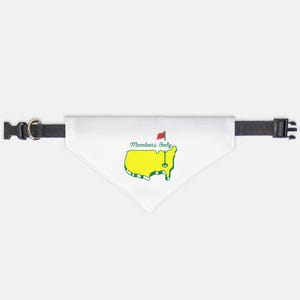 MASTERS golf lover Collar Pet Bandana (Sm & Med)