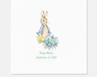Serviette pour boissons personnalisée Peter Rabbit (QTÉ 100)