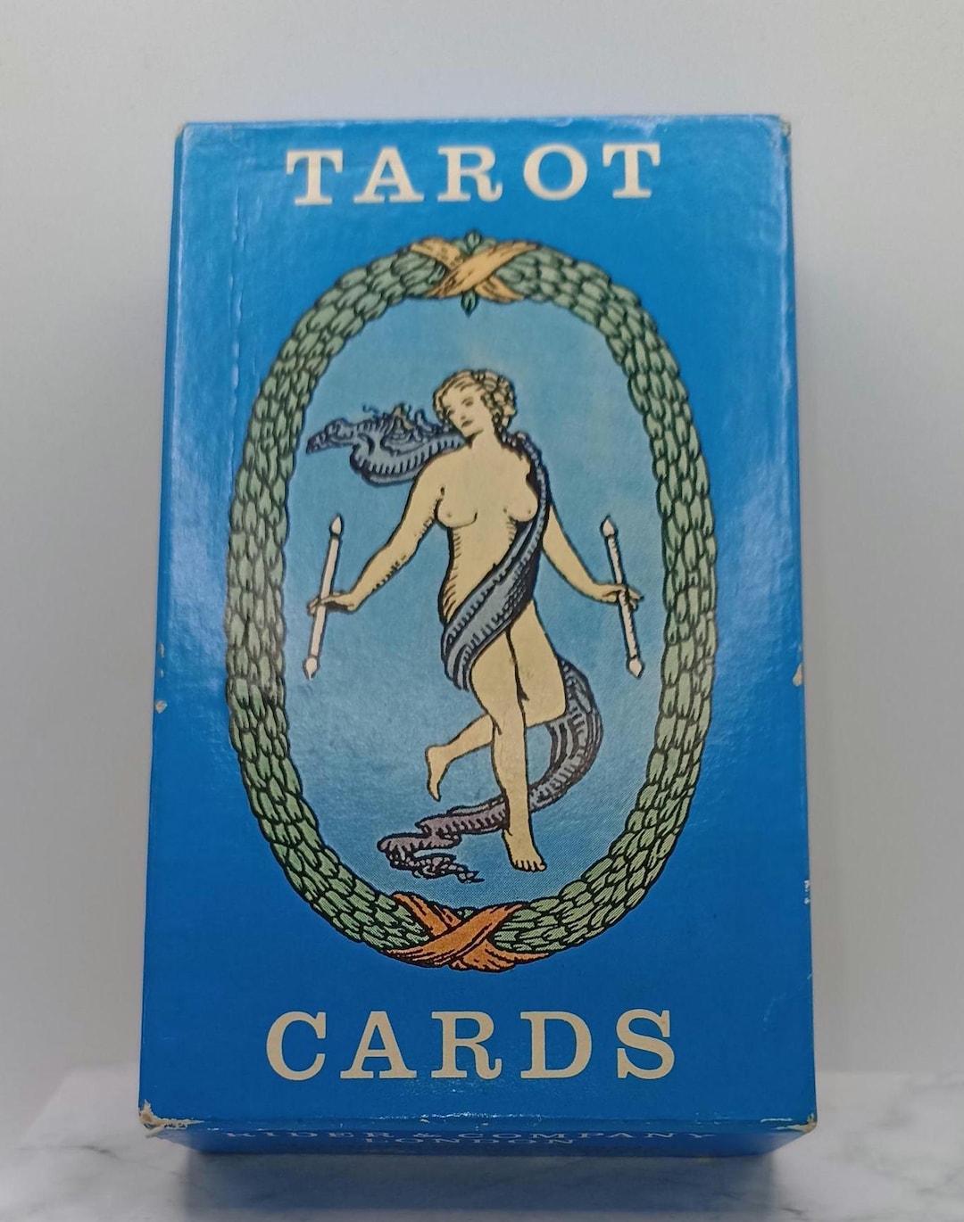 Fitzroy Box Rare 1974/75 Rider-waite Tarot Deck -