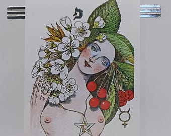 Rare OOP Limited Edition Madru Das Baum-Tarot (2000) – Major Arcana Deck by Frederik Hetmann & Tilman Michalski – factory sealed - archive
