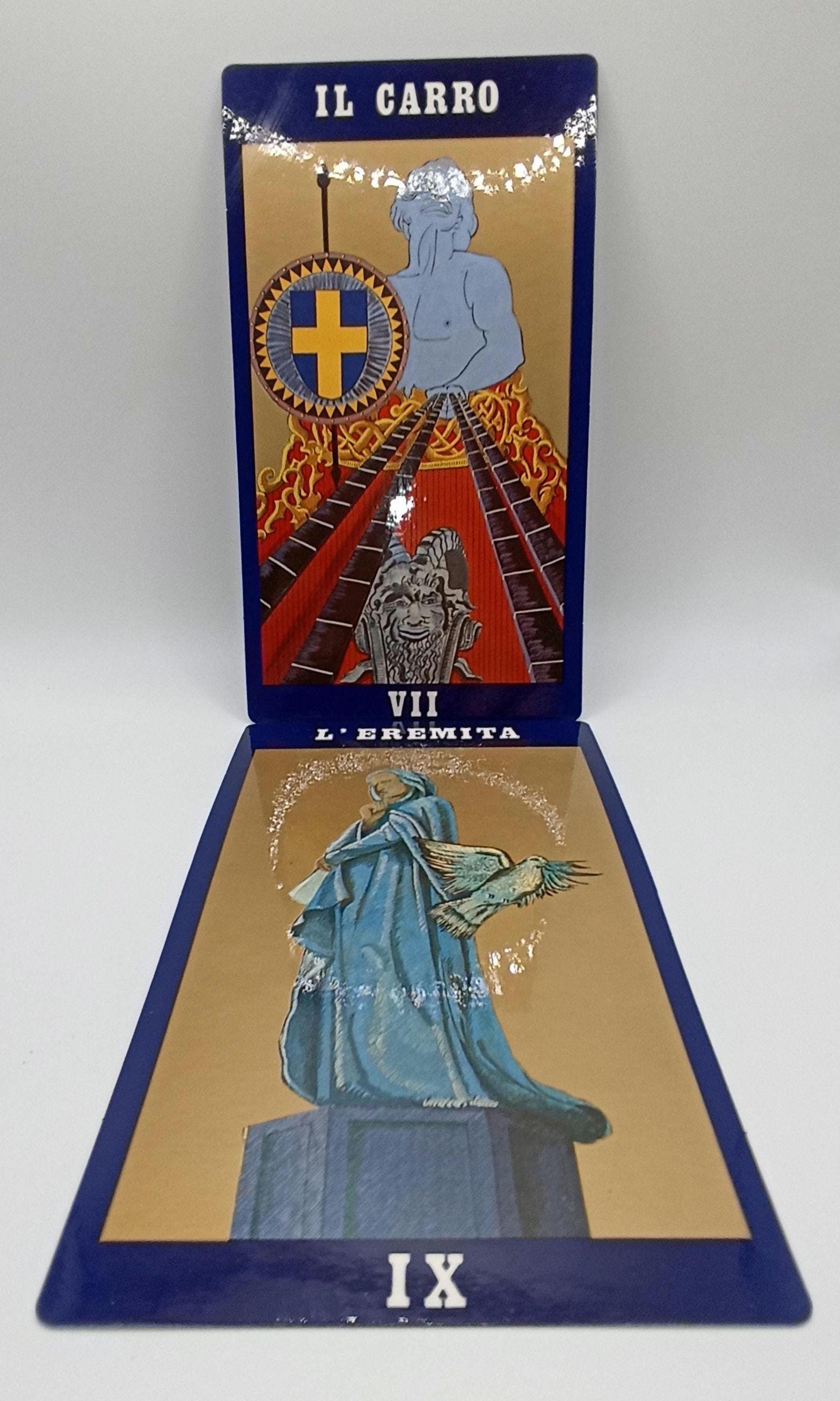 I Tarocchi Di Verona Giant Gold Foil Fine Art Tarot by Emilia