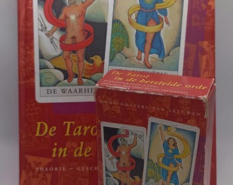 Rare OOP De Tarot in de Herstelde Orde (1997-2001) – Complete Collector's Sets- 80-Card Deck & Hardcover Book Docters van Leeuwen