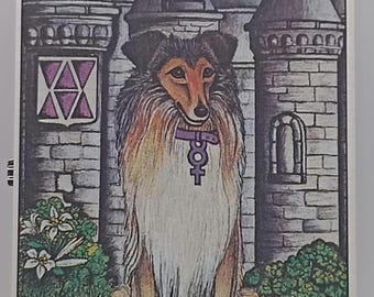 Le Tarot du Chien/OOP/French/by Carole Sédillot & Claude Trapet | Éditions De Vecchi/Giant tarot/Most beautiful Canine tarot in the world!