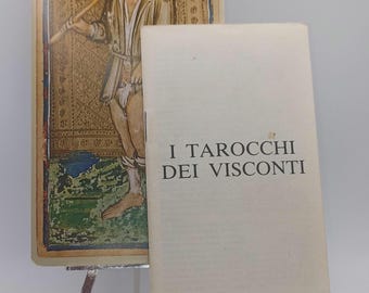 1978 Visconti-Sforza Tarot Deck - Rare Special Edition per la BIASS - Grafica Gutenberg Bergamo OOP Giant